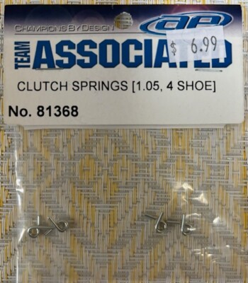 Team Associated Part #81368: Clutch Springs (1.05, 4 Shoe); NISP