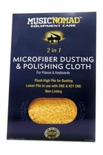 Music Nomad MN230 Microfiber Dusting & Polishing Cloth for Pianos & Keyboards