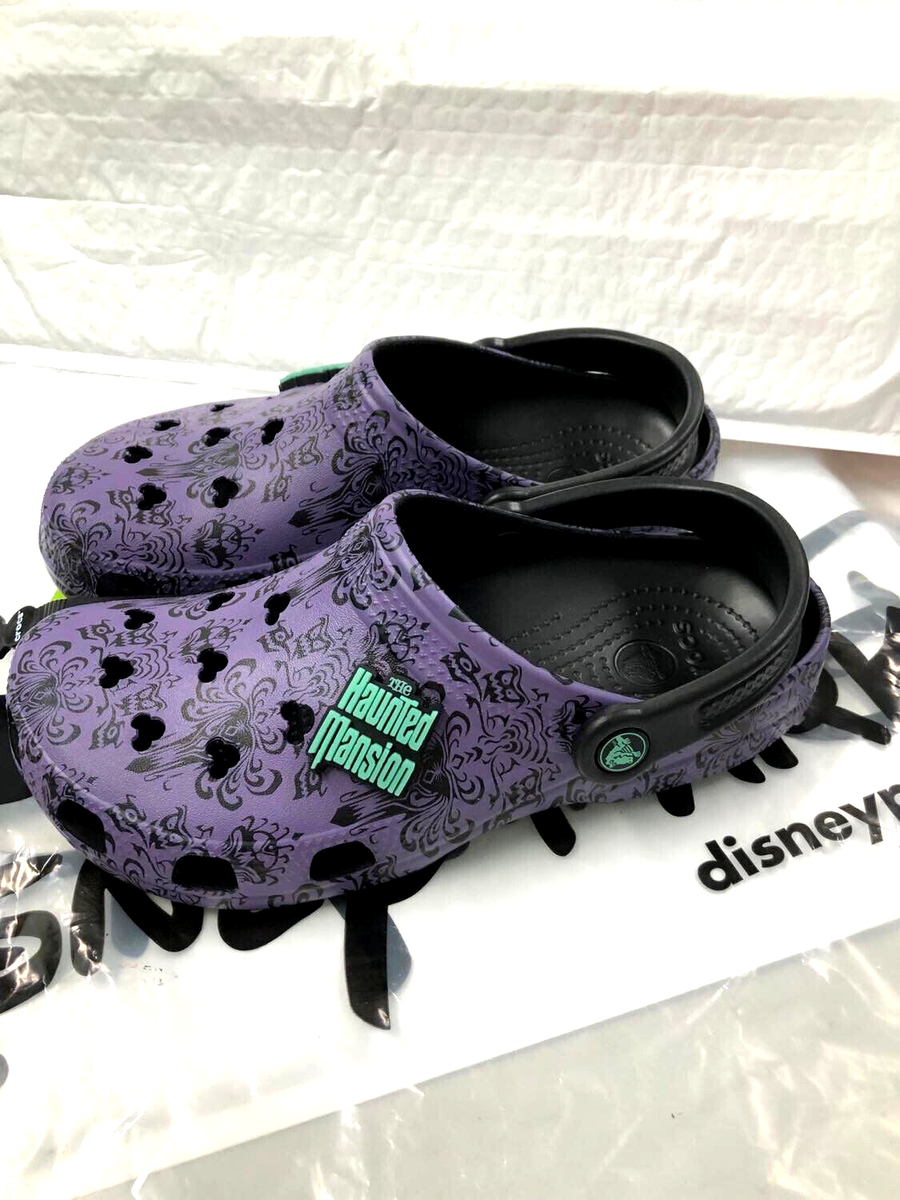 Disney Parks Haunted Mansion Wallpaper Clog Crocs Adult Size  display picture 1