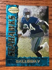 1995 BOWMAN'S BEST JOEY GALLOWAY FOOTBALL ROOKIE CARD RC-CARD #8-MAR013. rookie card picture