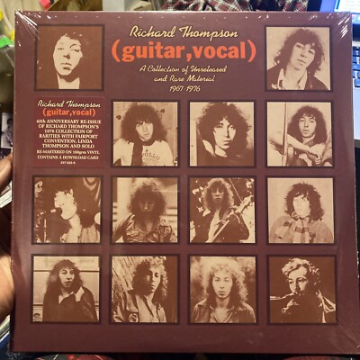 Richard Thompson Black 2xVinyl LP | (Guitar, Vocal) / New / Sealed Hype Sticker
