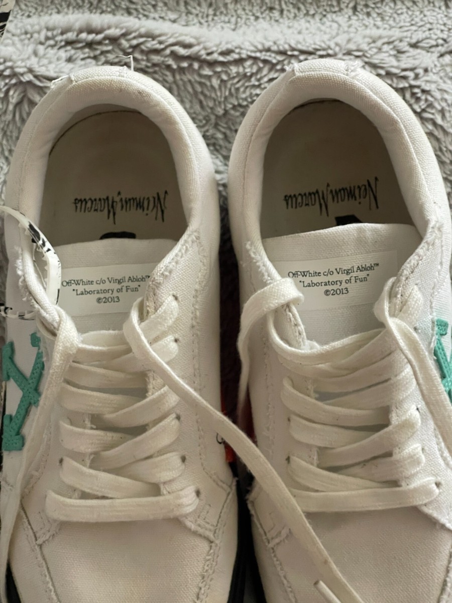 Off-White　スニーカー Off-White X Neiman Marcus Low Vulcanized Eco Canvas White