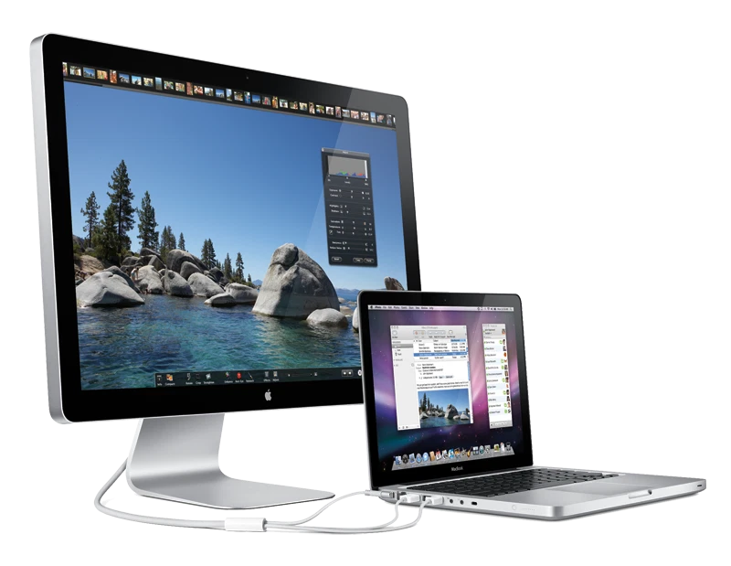 Apple MB382LL/A A1267 24" LCD TFT Cinema Display /MagSafe 2 +Mini D-Port USB-C - Image 2 of 4