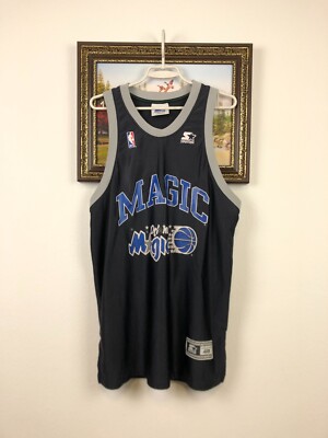 Vintage Starter Orlando Magic NBA Basketball Jersey Shirt Rare Mens Size L 
