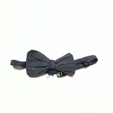 Boys Kids Neck Bow Tie Striped Blue One Size Office Church Work E33
