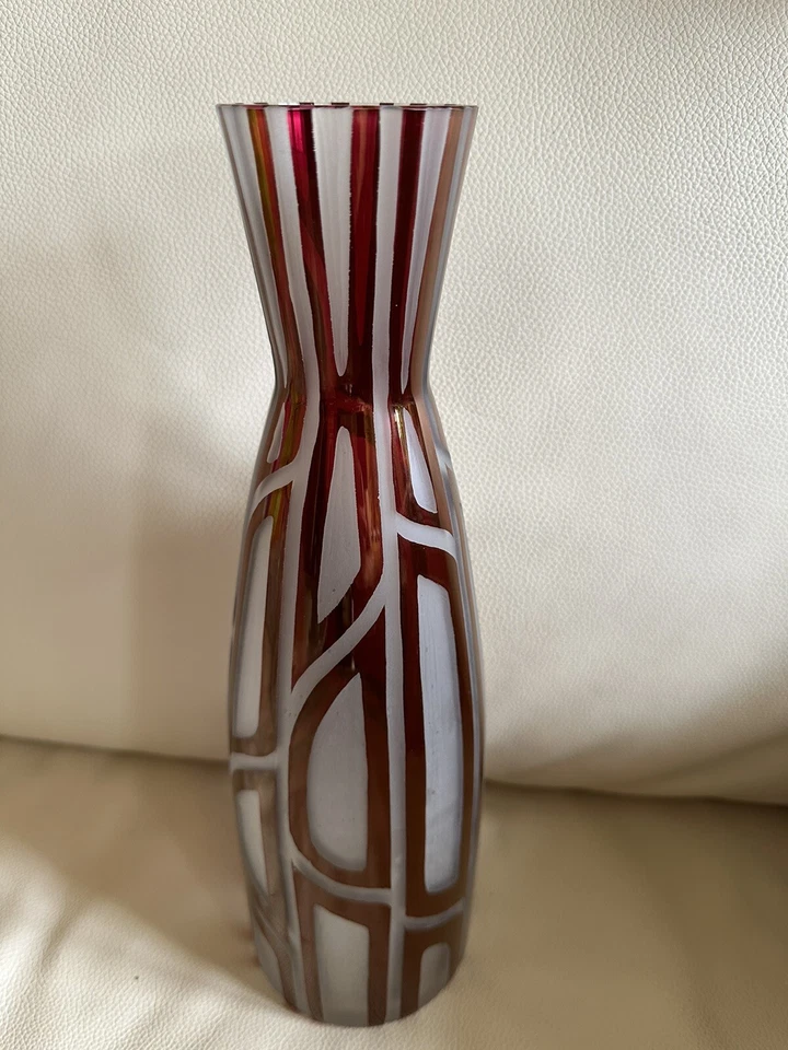 Vase Glas Rubinrot Lötz?  - Bild 3 von 4