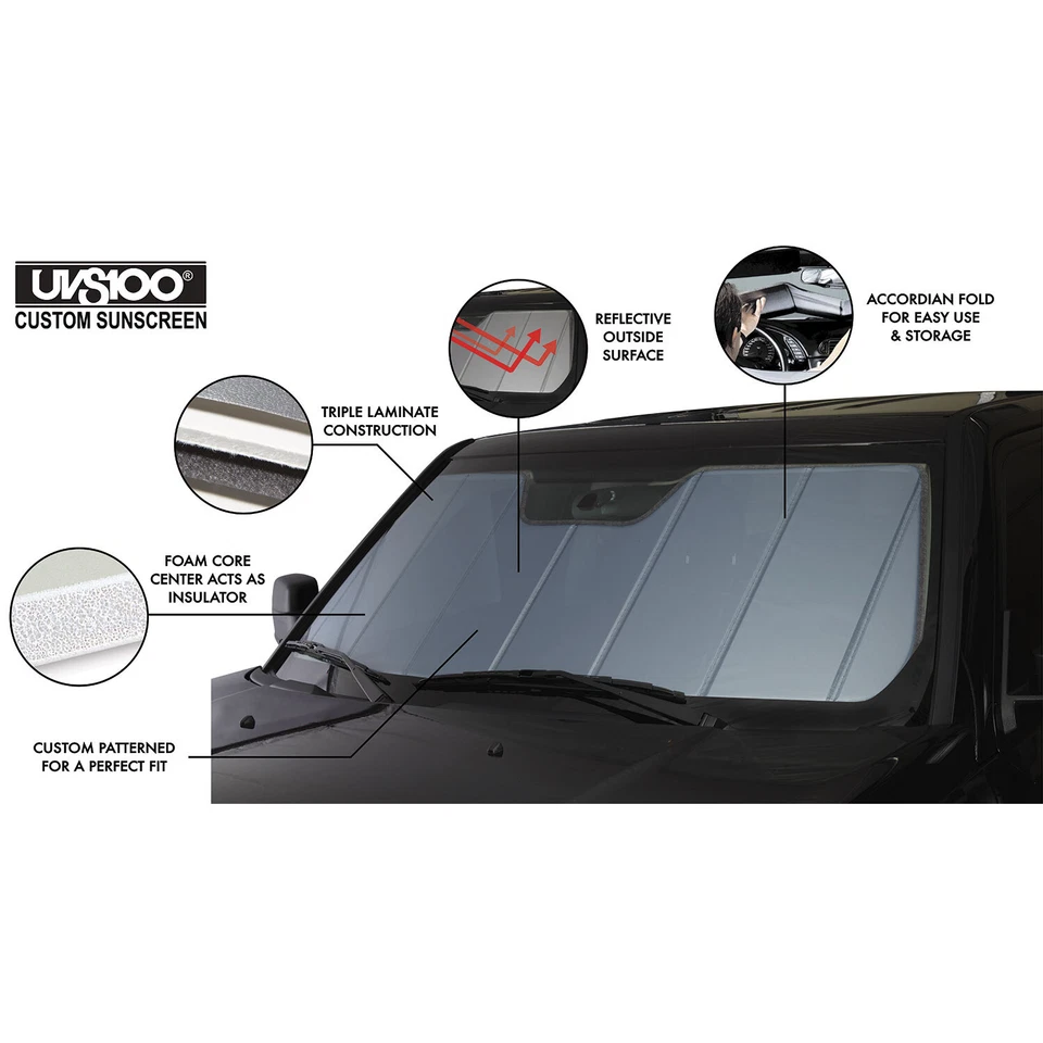 Covercraft UVS100 Custom Sunscreen for 2004-2010 Volkswagen Touareg - Image 3 of 4