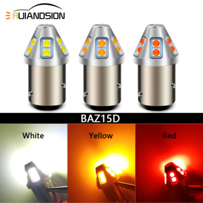 2pcs BAZ15D P21/4W 3030 LED Car Brake Stop Tail Light Rear Bulb Lamp10-60V