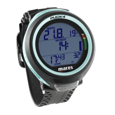 Mares Puck 4 Aquamarine Dive Computer with Bluetooth