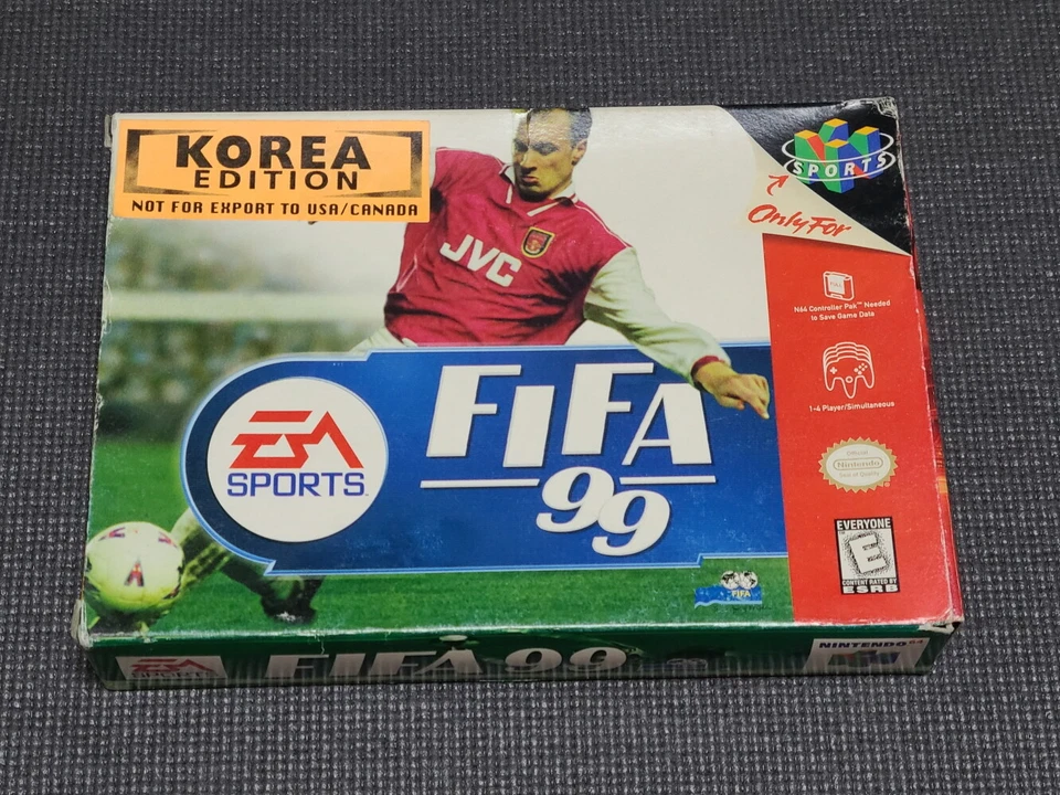 Nintendo 64 FIFA 99 EA Sports Retro Game Korea Edition Authentic for N64 Console - Image 2 of 4