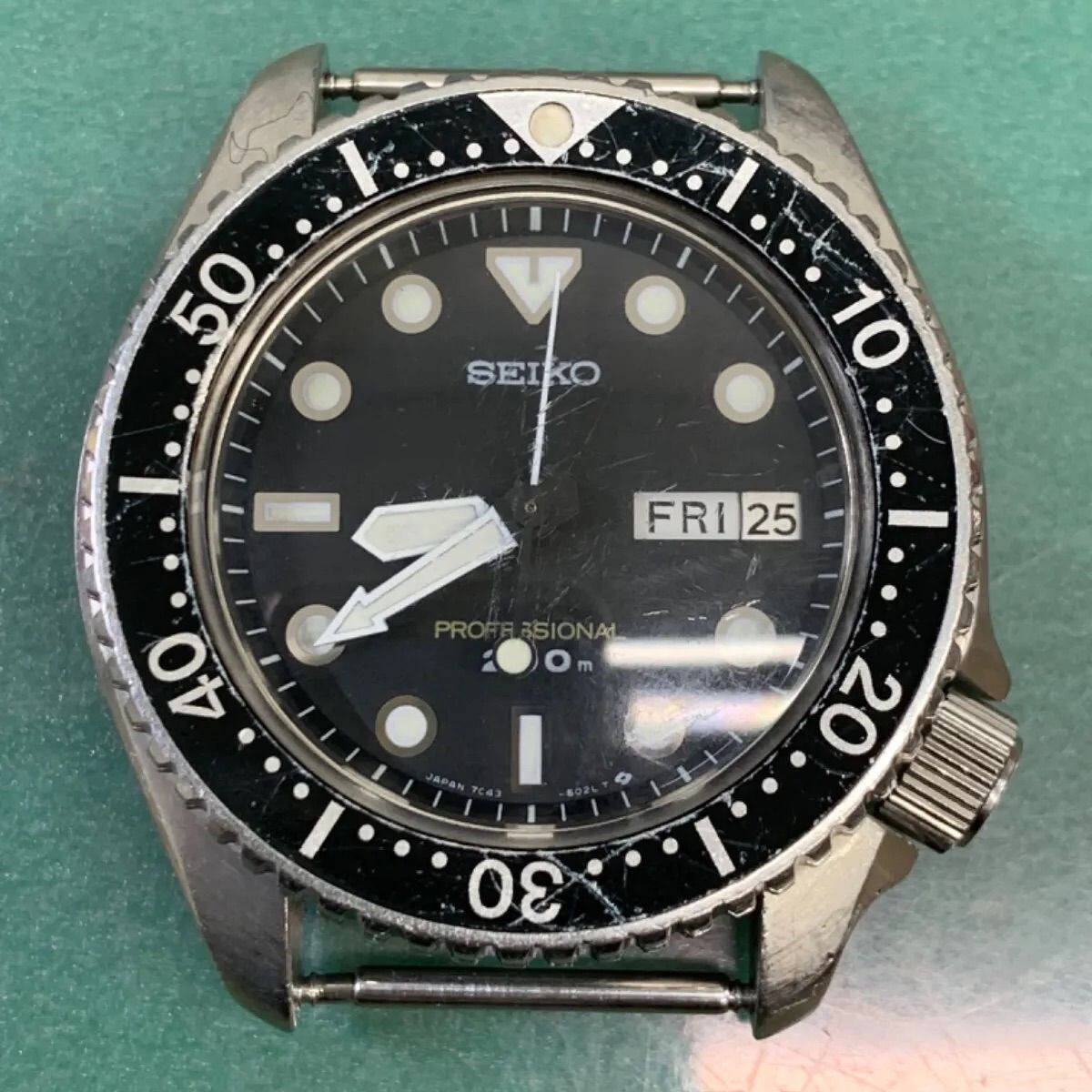 SEIKO 7C43-6010 PROFESSIONAL DIVER 200m Quartz VG | eBay