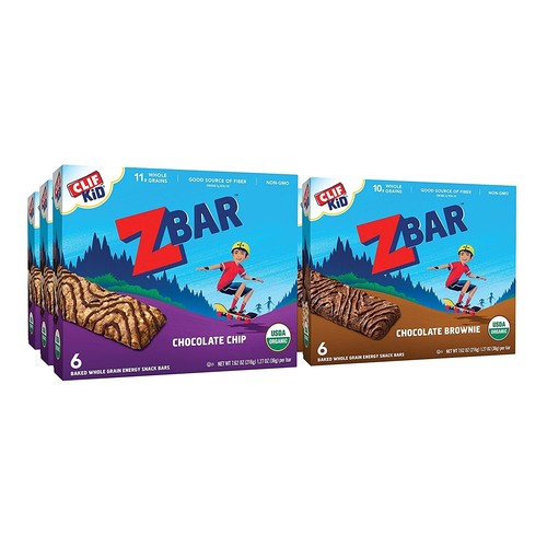 CLIF KID ZBAR-Organic Granola Bars-Value Pack-Non-GMO-Organic-Lunch Box Snacks - 第 1/5 張圖片