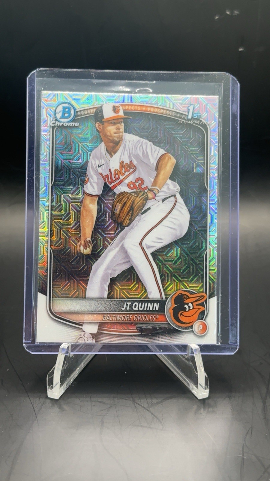 2025 Bowman Draft - Chrome JT Quinn #BDC-85 Mojo Refractor (RC)