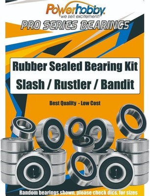 NEW PowerHobby Series Rubber Sealed Bearing FOR Traxxas Slash / Rustler / Bandit