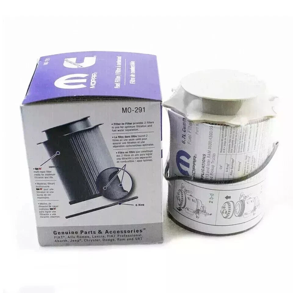 2019 2020 Ram 2500 3500 4500 Mopar Diesel Fuel Filter Set 68436631AA 68157291AA - Image 3 of 4