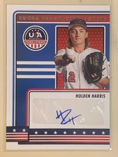 2023 Panini Stars & Stripes Holden Harris Autograph #NTDP-HH Signatures