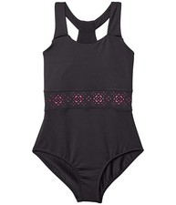 Bloch Kids Racerback Tank Black Leotard Size 6/7 L101014