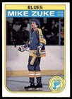 1982 O-Pee-Chee Hockey Mike Zuke #313
