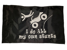 Custom STUNT ATV Safety Flag. Great replacement flag. Made to fit all poles