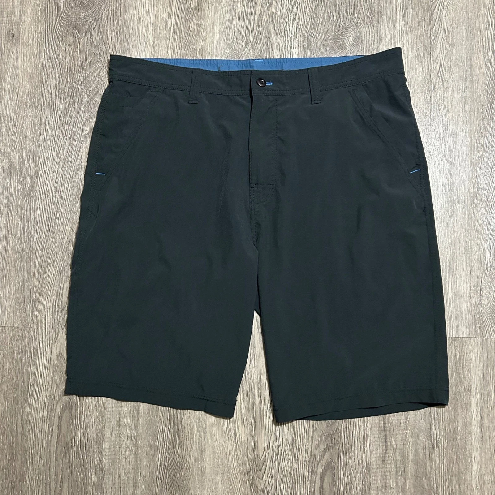 prAna Ansa Shorts Size 40 Black Stretch Hybird Hiking Outdoor 11" Inseam