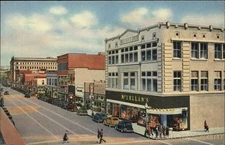 Albuquerque,NM Central Avenue Fourth Street Bernalillo County Original Vintage