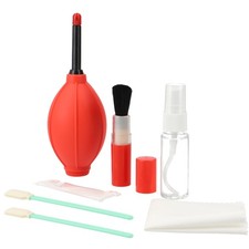 Kamera Reinigungsset 7in1 Objektiv Reinigungskit mit Blasebalg Pinsel Tuch