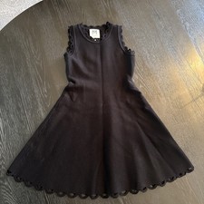 Milly Mini Girls Black Sleeveless Knit Dress Sz 8