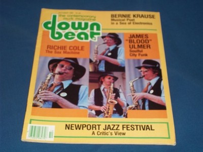 1980 OCTOBER DOWN BEAT MAGAZINE - JAMES BLOOD ULMER FRONT COVER - H 12775