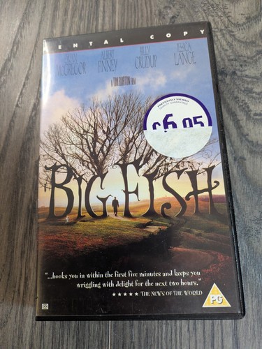 Big Fish VHS Videokassette PAL Big Box Ex Vermietung - Bild 1 von 4