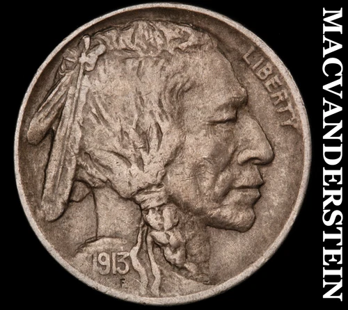 1913 Buffalo Nickel- Type 1 Extra Fine Semi Key Better Date No Reserve #i8551