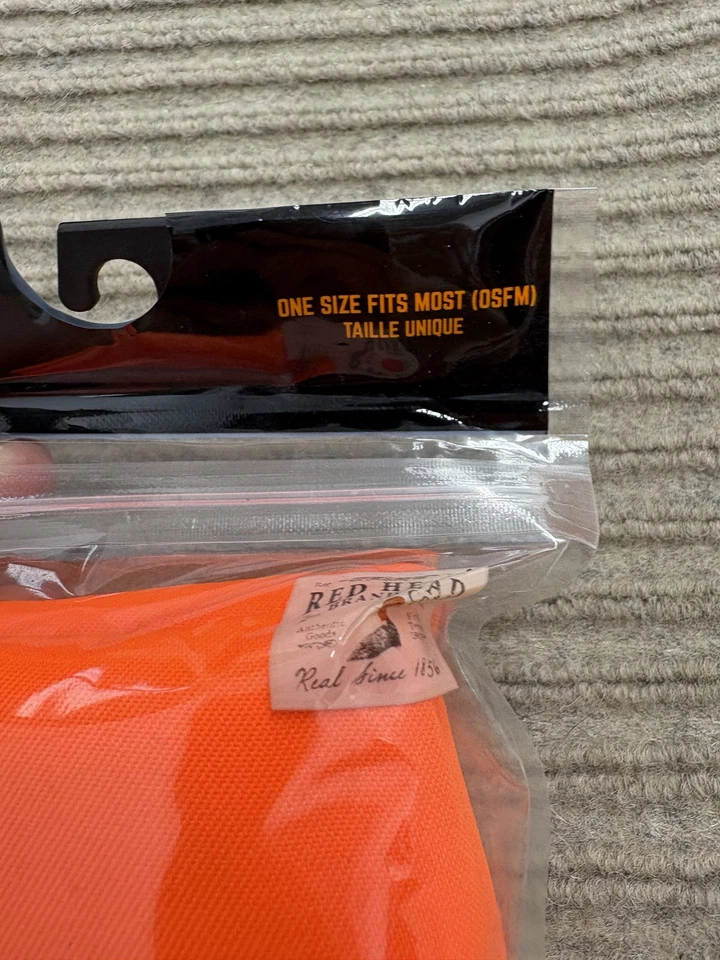 RedHead Blaze Vest One Size Fits Most Safety Gilet Orange VIF 100% Polyester New - Image 3 of 4