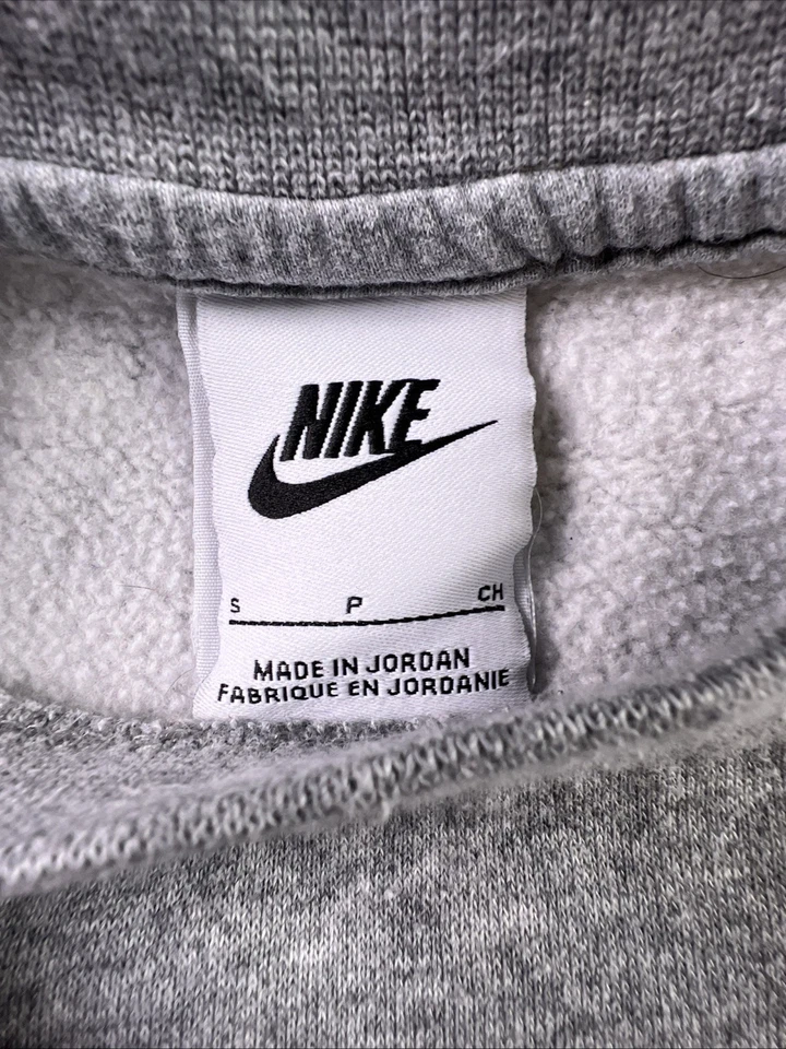 Nike Ropa Deportiva Sudadera Para Hombres S Gris Swoosh Polar Pullover Cuello Redondo Gimnasio Foto 3 de 4