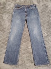 Vintage Levi's 517 1980s orange tab Bootcut Jeans 36x34 Original made in USA