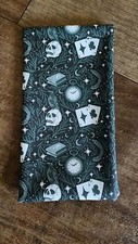 Illumicrate September 2024: Fantasy Skull Crow Cards Glasses Sleeve Pouch Case