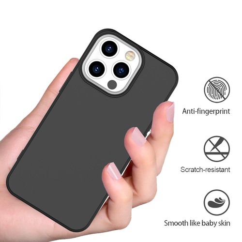 Für iPhone 13 14 15 Pro Max 12 11 XS XR 8 7Plus Silikon Hülle + Displayschutz - Bild 9 von 77