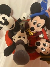 Disney  s 70th Anniversary Mickey Bean Bag Set New with Tags