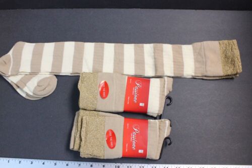 3 Pair's Girls Ladies Women Thigh High Over the Knee Socks Extra Long 22" -23 3 - Picture 23 of 23