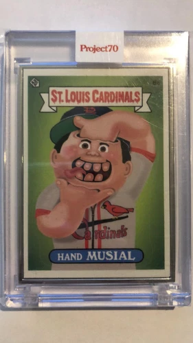 Topps Project 70 GPK x MLB Keith Shore "Hand Musial" Stan Musial Artist Proof!!