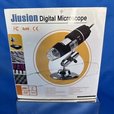 Jiusion Digital Microscope 40 to 1000x Magnification USB Black