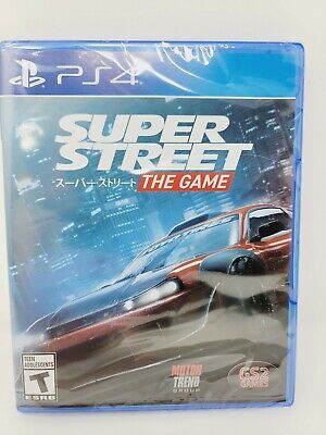 NEW, SEALED! PS4 Super STREET The Game CAR RACING 2019 RACE DRIFT  Playstation 4