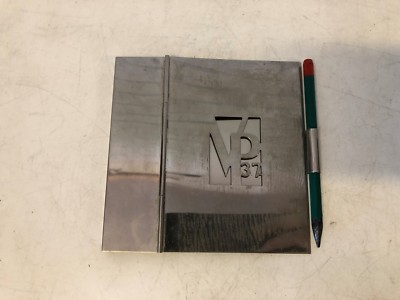 Antique Saint Louis Veiled Prophet Nickel Plated Art Deco Notebook 1937