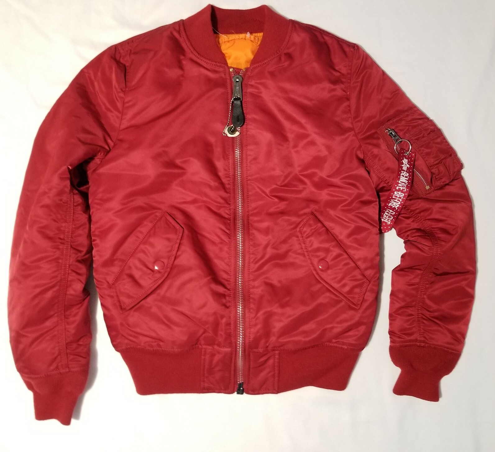 Nylon Reversible Bomber Flight Jacket 
