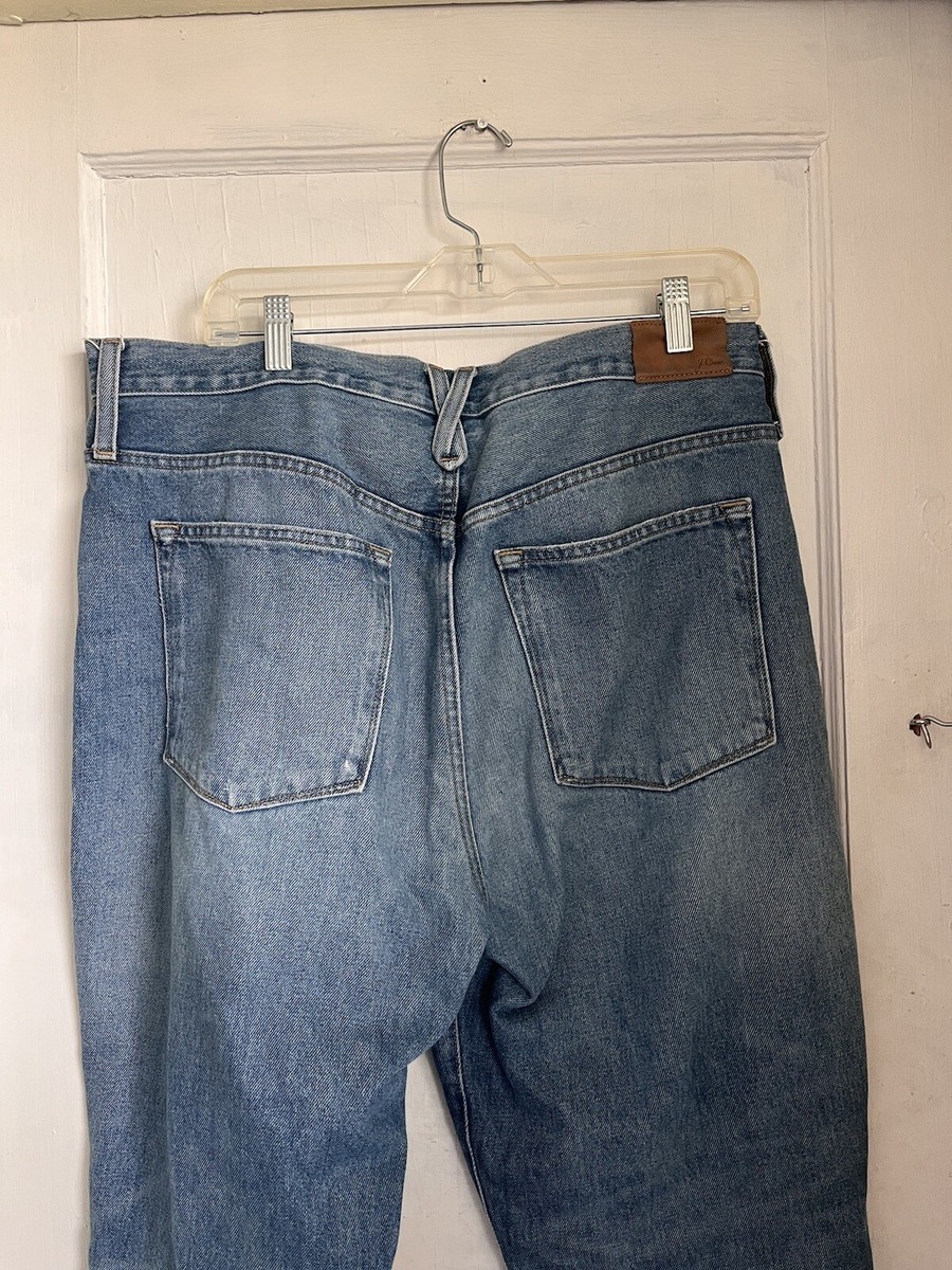 J.Crew Women's Size 31 Slouchy Boyfriend Jean in Southern Sky Wash BA646 View 4