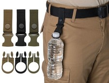 MOLLE Compatible Belt Clip Bottle Carrier w Quick Release Buckle