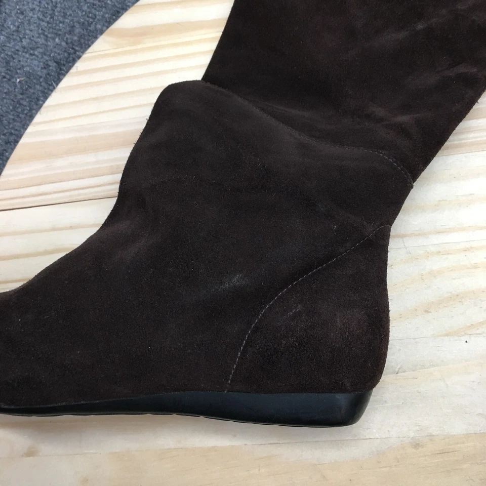 Женские сапоги Rockport 6,5 Вт коричневые Faye выше колена без застежек на скрытом каблуке замшевые - Изображение 4 из 4