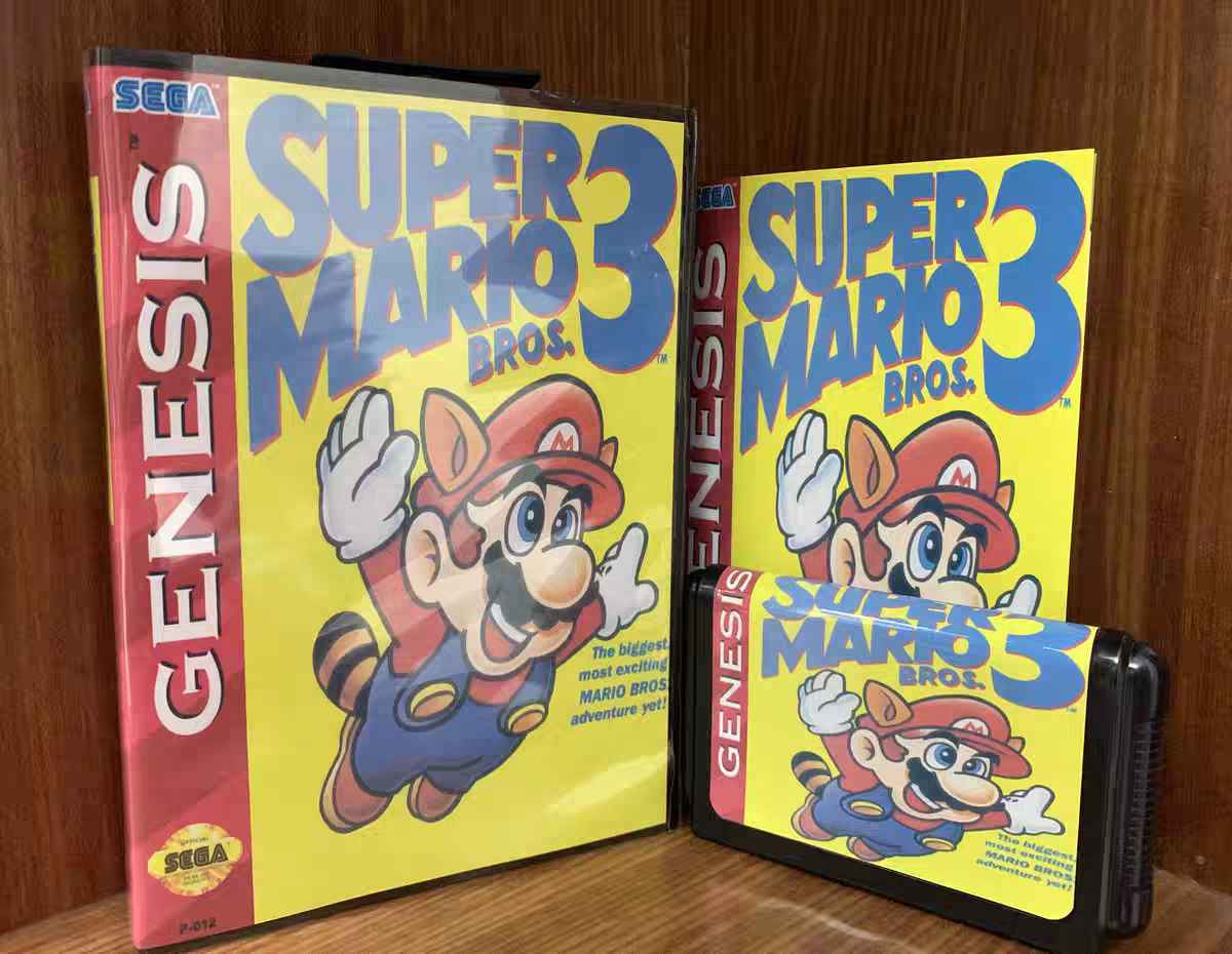 Super Mario bro 3 for MegaDrive Video Game 16 bit MD card | eBay