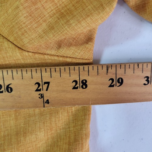 Haband Shirt Mens 2XL Yellow Button Up Short Sleeve Pockets Casual Oversized - Picture 8 of 10