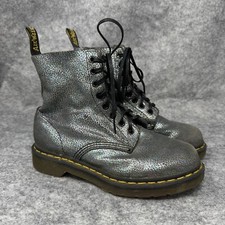 Dr. Doc Martens Boots 1460 Pascal Metallic 37 EU Womens 6 US Combat Iridescent