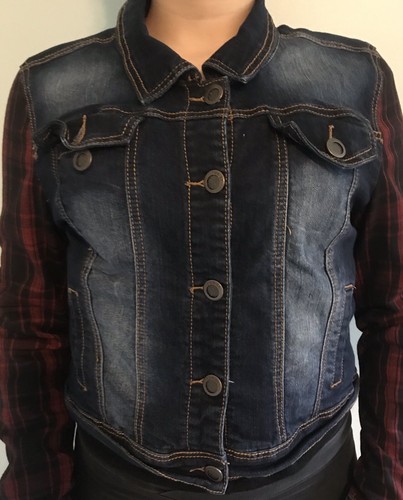 Rue21 Large Distressed Denim Jacket 