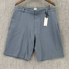 Swet Tailor Hombre Chino Shots Talla 38 Gris Bolsillos Elásticos Mezcla Algodón Nuevo con Etiquetas
